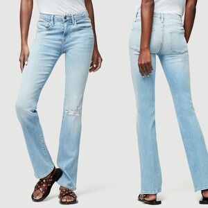 Frame Denim Le Mini Boot Jeans | Size 24 | Satellite Light Wash